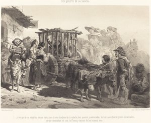 ...und sah, dass hinter ihm bis zu sechs oder sieben Männer kamen... von Célestin Nanteuil