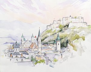 Salzburg Sonnenaufgang