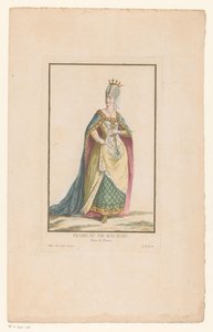 Porträt von Isabella von Bayern, Königin von Frankreich