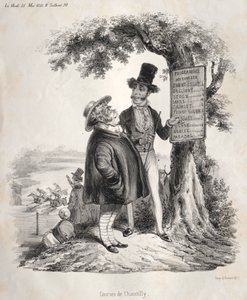 Rennen von Chantilly von Clémente Pruche