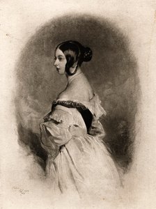 Königin Victoria im Alter von zwanzig Jahren, 19. Jahrhundert von Cockerell