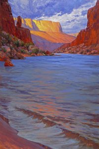 Goldener Canyon Fluss