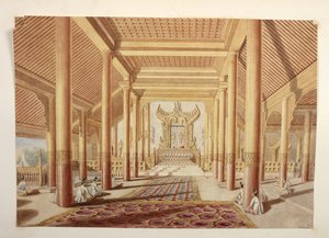 Der Thron- und Audienzsaal im Palast von Amarapura von Colesworthy Grant