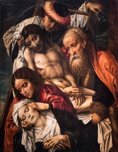 Kreuzabnahme, um 1520 von Colijn de Coter