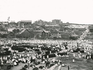 Der Marktplatz, Antananarivo, Madagaskar, 1895