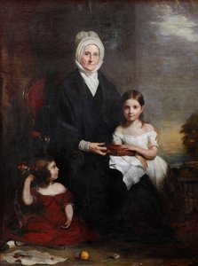 Elizabeth Cheape von Rossie und ihre Enkelinnen, ca. 1843