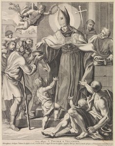Hl. Thomas von Villanueva Vera effigies S. Thomae A Villanova (Titel auf Objekt)