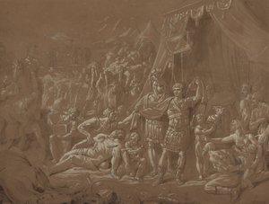 Eine Szene aus dem Leben Trajans von Conrad Metz