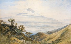 Fujiyama vom Otomi Toge Pass, Japan von Constance Frederica Gordon Cumming