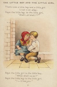Kinderreim: Der kleine Junge und das kleine Mädchen von Constance Haslewood