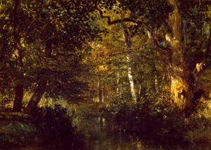 Bach im Wald, von Constant Troyon