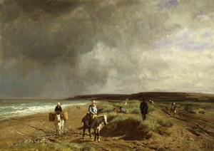 Küste bei Villers, um 1859 von Constant Emile Troyon