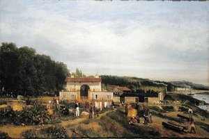 Eingang zum Dorf Sevres