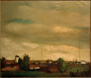 Dorf und Bogenschießen von Constant Permeke