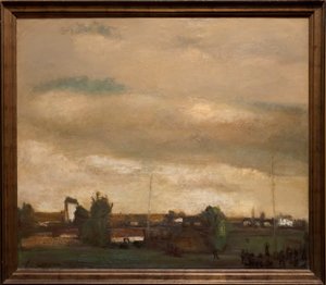 Dorf und Bogenschießen von Constant Permeke