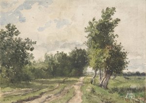 Landschaft, 1825-65 von Constant Troyon
