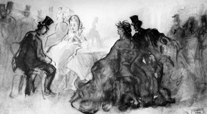 Im Kabarett, 19. Jahrhundert, 1930 von Constantin Guys