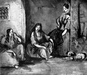 Auf der Türschwelle, 19. Jahrhundert, 1930