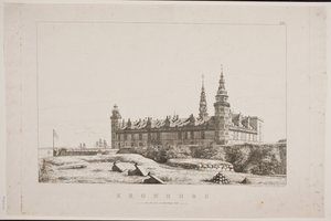 Kronborg von der nordwestlichen Seite gesehen von Constantin Hansen