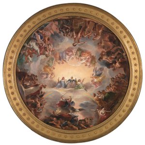 Studie zur Apotheose Washingtons in der Rotunde des Kapitolgebäudes der Vereinigten Staaten