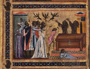 Bardi St. Franziskus Altarbild und zwanzig Geschichten seines Lebens, Die Bardi-Kapelle, Detail