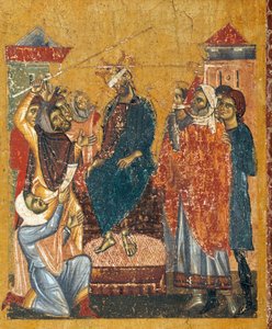 Kruzifix, (Detail) von Coppo di Marcovaldo