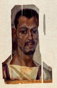 Porträt einer männlichen Mumie. 3. Jahrhundert, römische Periode (altes Ägypten) (30 v. Chr.-395 n. Chr.) Aus der Region Fayoum (Fayum). Paris, Musée du Louvre von Coptic