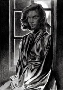 Klassische Noir-Frau