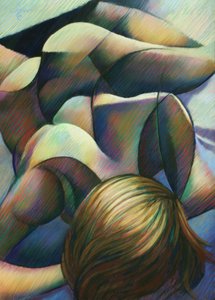 Serene Abstrakte Figur von Corné Akkers