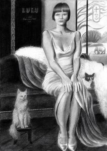 Vintage Glamour mit Katzen