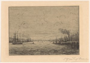 Ansicht der Maas bei Rotterdam