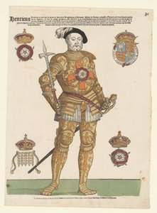 Porträt von Heinrich VIII. von England von Cornelis Anthonisz. (manner of)