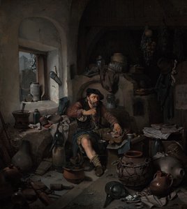 Der Alchemist von Cornelis Bega