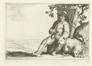 Ein rastender Hausierer von Cornelis Bloemaert (II)