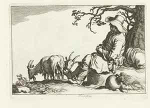 Ziegenhirt von Cornelis Bloemaert (II)