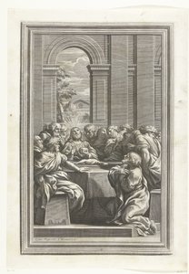 Das letzte Abendmahl von Cornelis Bloemaert (II)
