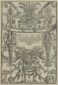 Livre de Moresques, Titelblatt recto, 1546