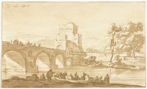 Ponte Molle bei Rom
