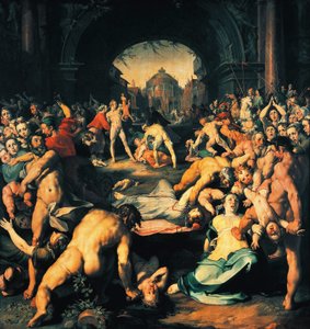 Massaker der Unschuldigen, zentrales Panel des Triptychons