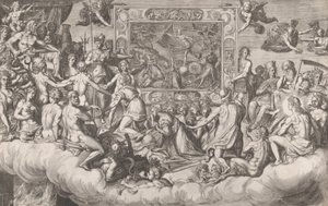 Klage der Kunst der Malerei (obere Hälfte), 1579