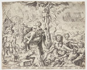 Die Sintflut von Cornelis Cort