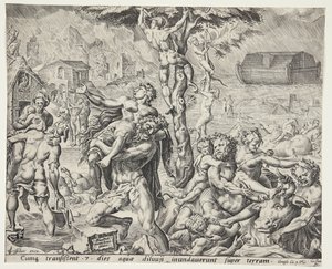 Die Sintflut von Cornelis Cort