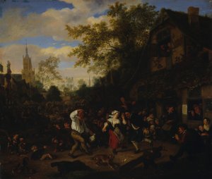 Ein Kermess von Cornelis Dusart