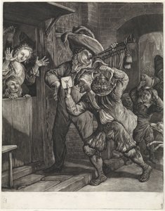 Loterij van Grootebroek, 1694 von Cornelis Dusart