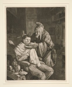 Der Dorfchirurg von Cornelis Dusart