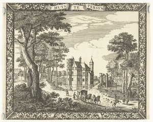 Ansicht von Schloss Persijn in Wassenaar
