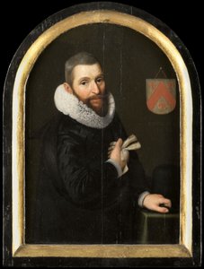 Porträt von Johan Gerritsz van Schoterbosch, um 1620 von Cornelis Engelsz