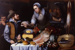Das Abendmahl in Emmaus, 1612 von Cornelis Engelsz