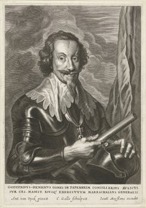 Porträt von Gottfried Heinrich, Graf von Pappenheim von Cornelis Galle (II)