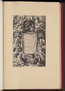 Titelseite für Heribert Rosweydes "Vitae Patrum" von Cornelis Galle I after Sir Peter Paul Rubens